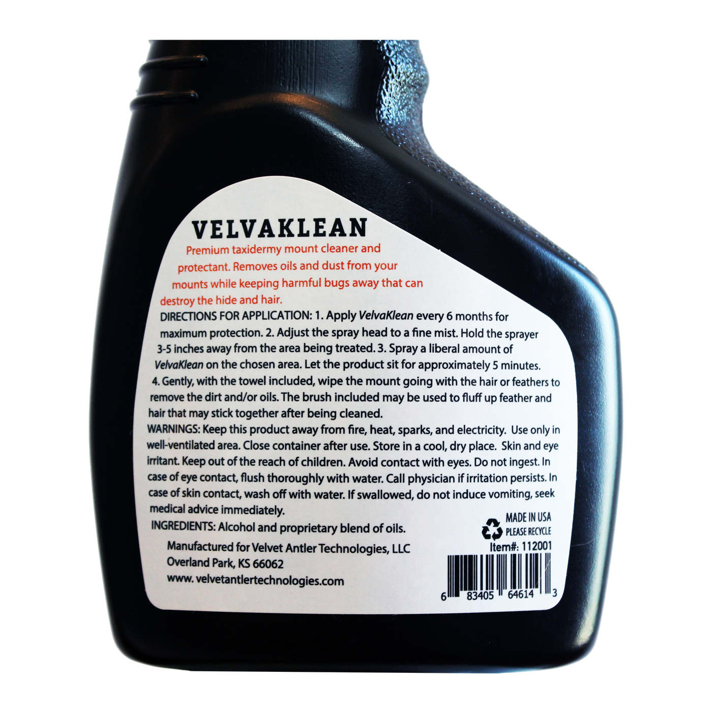 VelvaKlean - Velvet Antler & Mount Cleaner